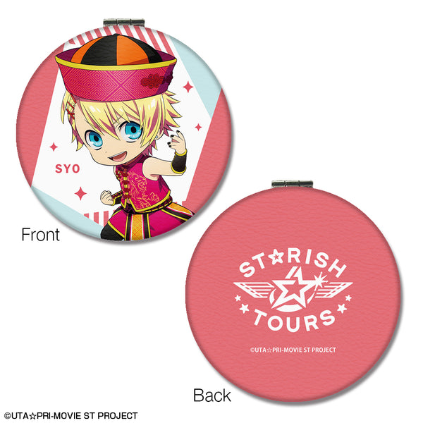 『劇場版 うたの☆プリンスさまっ♪ マジLOVEスターリッシュツアーズ』丸型コンパクトミラー デザイン06(来栖翔)